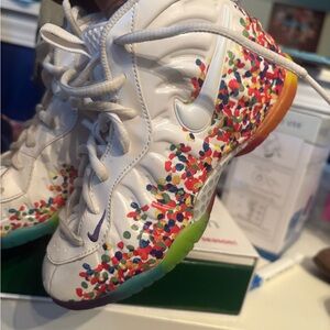 Nike Kids Sneakers - White with Multicolor Accents